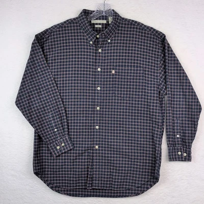 Camisa Robert Stock Abotonada Algodón Azul Cuadros Para Hombre Talla Grande Informal Foto 1 de 4