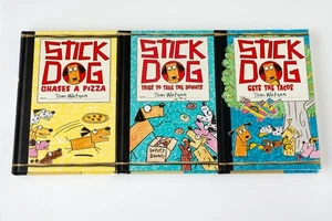 Stick Dog Book Lot Of 3, Tom Watson Hardcover LN - Picture 1 of 4