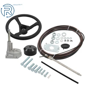 16 Feet SS13716 Boat Rotary Steering System Outboard Kit 16Ft Steering Cable - Picture 1 of 9