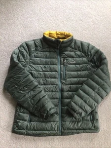 Chaqueta acolchada L. L. Bean XL ultraligera 850 para hombre cremallera bolsillos verdes LEER - Imagen 1 de 10