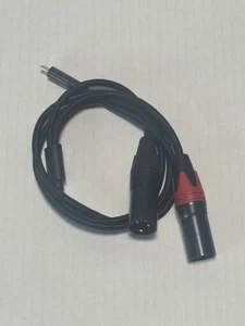 Cables USB C XLR rojos/negros - Imagen 1 de 4