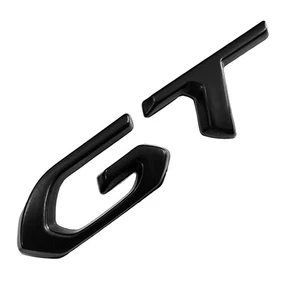 GT Glossy Black Rear or Side Badge Emblem for Peugeot 208 2008 308 3008 5008 508 - Picture 1 of 6