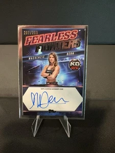 2025 Topps Knockout UFC Fearless Fighters Mackenzie Dern Autogrammkarte /299 - Bild 1 von 3