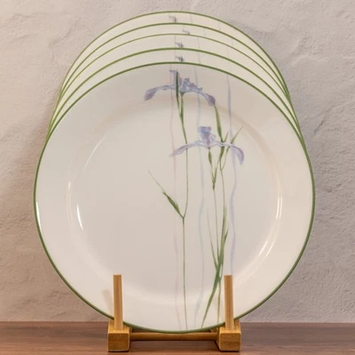 6-Corelle Plates Shadow Iris Dinner Plates Discontinued - Image 1 of 4