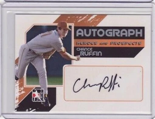 2011 ITG Heroes and Prospects Full Body Autograph Silver Chance Ruffin /390 Auto - Image 1 of 1
