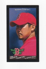 2009 Upper Deck Goodwin Champions Mini Black Border #93 Daisuke Matsuzaka Boston