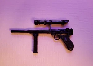 Marx Mike Hazard REPRO Luger Maschinengewehr mit Zielfernrohr - Bild 1 von 2