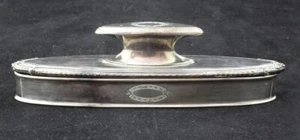 Antique Sterling Silver R. Blankington & Co. Nail Buffer with Tray - Picture 1 of 8