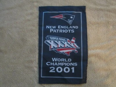 Gillette Stadium 2001 New England Patriots 14" Mini Banner Super Bowl 36 XXXVI - Image 1 of 2