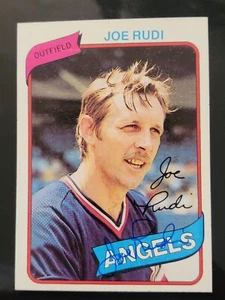 1980 Topps Joe Rudi #556 *IP* Auto🔥🔥 - Bild 1 von 3