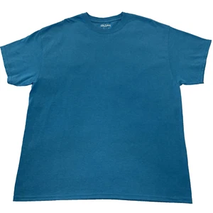 Gildan T-Shirt Erwachsene Gr. XL Blau Kurzarm - Bild 1 von 6