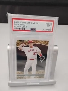 2021 Topps Update Mike Trout Topps Black Gold #BG-3 Los Angeles Angels - Picture 1 of 6