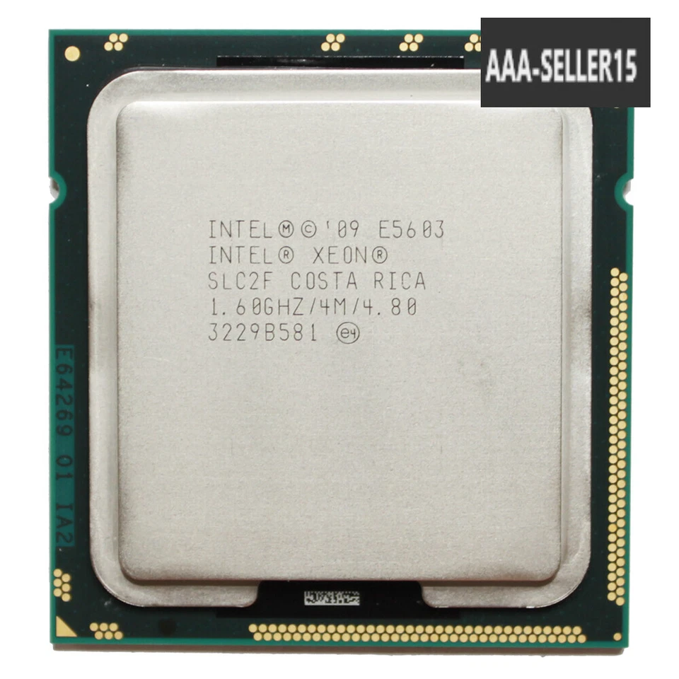 Intel Xeon E5603 SLC2F 1.60GHz 4M Quad Core LGA 1366 Server CPU Processor 80W - Image 1 of 1