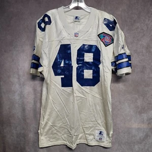 Vintage Starter Authentic NFL Dallas Cowboys Daryl Moose Johnston Jersey 48 L - Picture 1 of 11