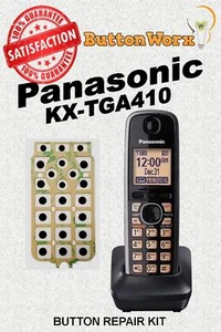 Teclado inalámbrico Panasonic botón fijo KX-TGA410B KX-TGA410M KX-TGA410N - Imagen 1 de 4