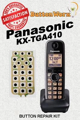 Panasonic Cordless Phone Keypad Button Fix KX-TGA410B KX-TGA410M KX-TGA410N - Image 1 of 4