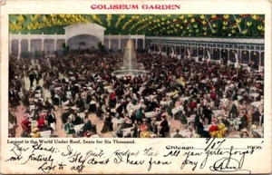 Postal Coliseum Garden Chicago Illinois IL publicada 1906 - Imagen 1 de 2
