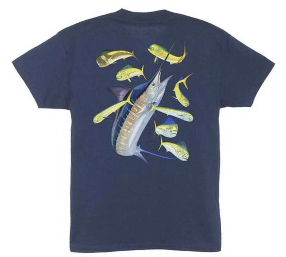 Camiseta Guy Harvey "MARLIN DORADO" JUVENIL XL 18-20 NUEVA CON ETIQUETAS Foto 1 de 1