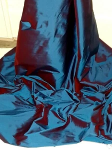 1 m zweifarbiger Taftstoff metallic rosa 58 Zoll hervorragende Brautmode-Qualität  - Bild 1 von 8