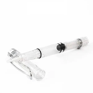 Wing Sung 3009 Clear Transparent Interesting Brush Pen Piston Brush Nib D - Picture 1 of 11