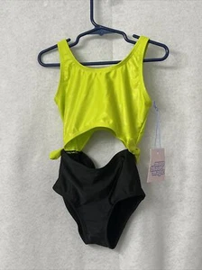Girls' Cut-Out One Piece Swimsuit - More Than Magic™ - Size XS - Picture 1 of 4