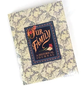 Our Family A Historical Journal Nelson Pub. 1990s Regency Family Tree Book Mint - Foto 1 di 8