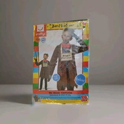 Disfraz de Halloween David Walliams Mr Stink de Smiffys vendedor de EE. UU. talla S 4-6 años Foto 1 de 2