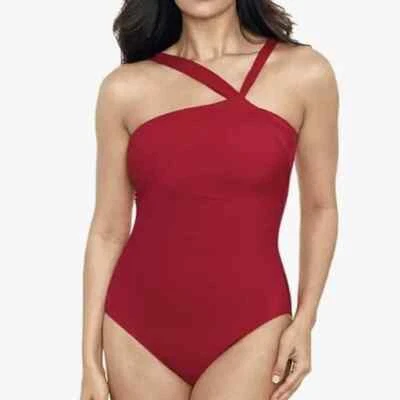 Traje de baño MIRACLESUIT para mujer 14 Grenadine Rock sólido Europa asimétrico de una pieza Foto 1 de 4