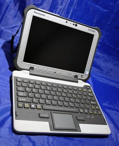 Panasonic Toughpad FZ-G1 MK5 2.70Ghz 1TB - uBlox GPS Windows 11 + iKey Keyboad! - Picture 1 of 6