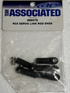 Extremos de varilla de enlace servo Team Associated RC8 parte #89078 - Imagen 1 de 2