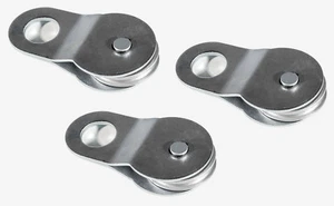 (3) 18000lbs 8TON Nickel Recovery Winch Pulley Snatch Block off road ATV UTV SUV - Foto 1 di 6