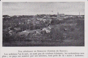 1910 -- VUE GENERALE DE RIMOGNE CANTON DE ROCROI 3J648 - Picture 1 of 1