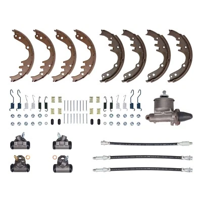 Роскошный тормозной комплект 62 63 Chevy II Nova 1962 1963 подходит для ручных и мощных тормозов - Изображение 1 из 4