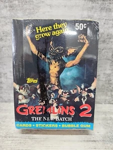 Topps Gremlins 2 Movie Vintage Full vintage Trading Cards Box NOS (B) - Picture 1 of 4