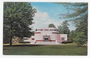 Macon GA Ocmulgee National Monument Visitor Center Vintage Postcard - Imagen 1 de 2