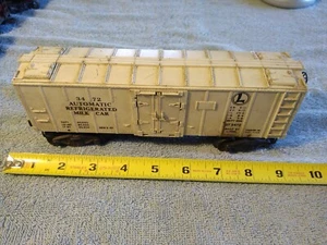 Lionel Automatic Refrigerated Milk Car 3472 Made In USA VTG - Picture 1 of 10