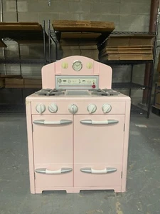 pottery barn, five piece retro play kitchen set pink - Picture 1 of 22