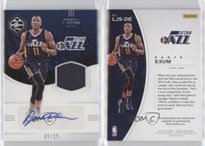 2016-17 Panini Limited Jersey Signatures Spotlight Silver /25 Dante Exum Auto