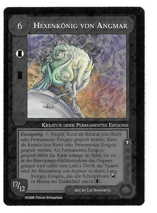 CCG 333 Mittelerde/Middle Earth ICE Hexenkönig von Angmar - Witch-king of Angmar - Bild 1 von 1