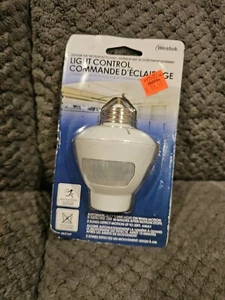Westek MLC169BC Indoor 360 Degree Motion Activated Sensing Light Control, White - Picture 1 of 2