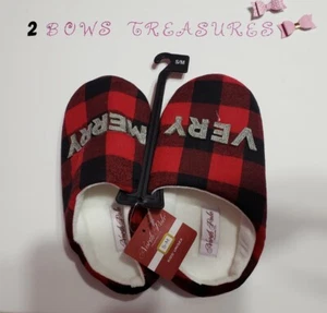 Lovely Winter Warm christmas Home Indoor Slippers Plush Soft Bottom Flat Shoes - Picture 1 of 3