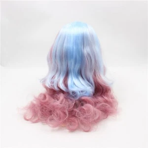 Takara 12" Neo Blythe Doll RBL Mixed hair no bangs scalp & dome only wigs - Picture 1 of 3