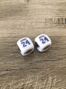 2X Kobe Bryant 24 LA Lakers Valve Stem Cap Cover Air Caps Car Truck Auto  - Picture 1 of 3