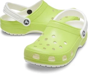 Zuecos clásicos unisex Crocs 10001-LMDE en lima - talla mediana 6J niños - Imagen 1 de 12