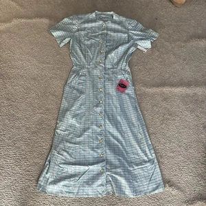 vintage 40s cotton Mayflower Golf-n-play Dress Size 16 New With Tags - Picture 1 of 9