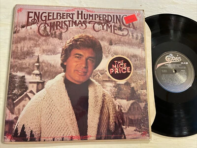 Engelbert Humperdinck Christmas Tyme LP Epic MAM Holiday Party Stereo M-!!! - Image 1 of 4