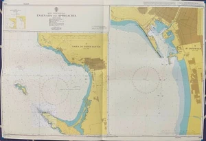Admiralty 1938 MEXICO PACIFIC OCEAN COAST ENSENADA AND APPROACHES Map Chart Wall - Picture 1 of 8