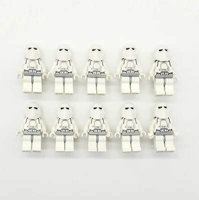 Lot of 10 Lego Star Wars Imperial Snowtrooper Minifigure 8129 4483 75014 7666 - Image 1 of 3