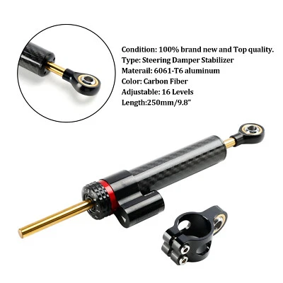 Steering Damper Stabilizer Bracket Mounting Kits For Universal Motorcycle - Image 1 of 4