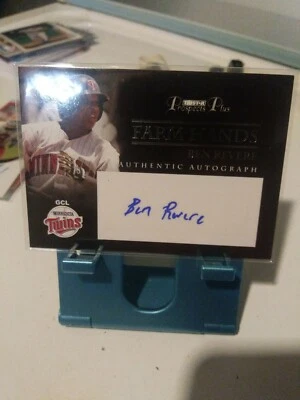 BEN REVERE 2007 Tristar Farm Hands Authentic RC Autograph Los Angeles Angels - Image 1 of 2